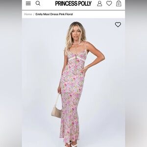 Princess Polly floral maxi dress – Emily dress